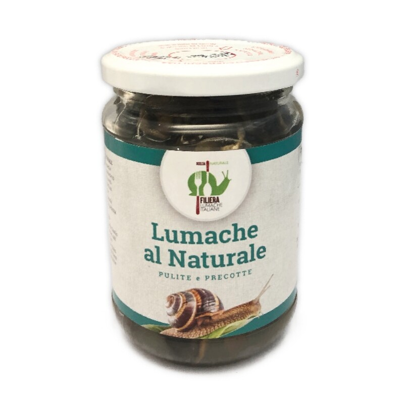LUMACHE AL NATURALE - 350 grammi - barattolo vetro - 3 porzioni