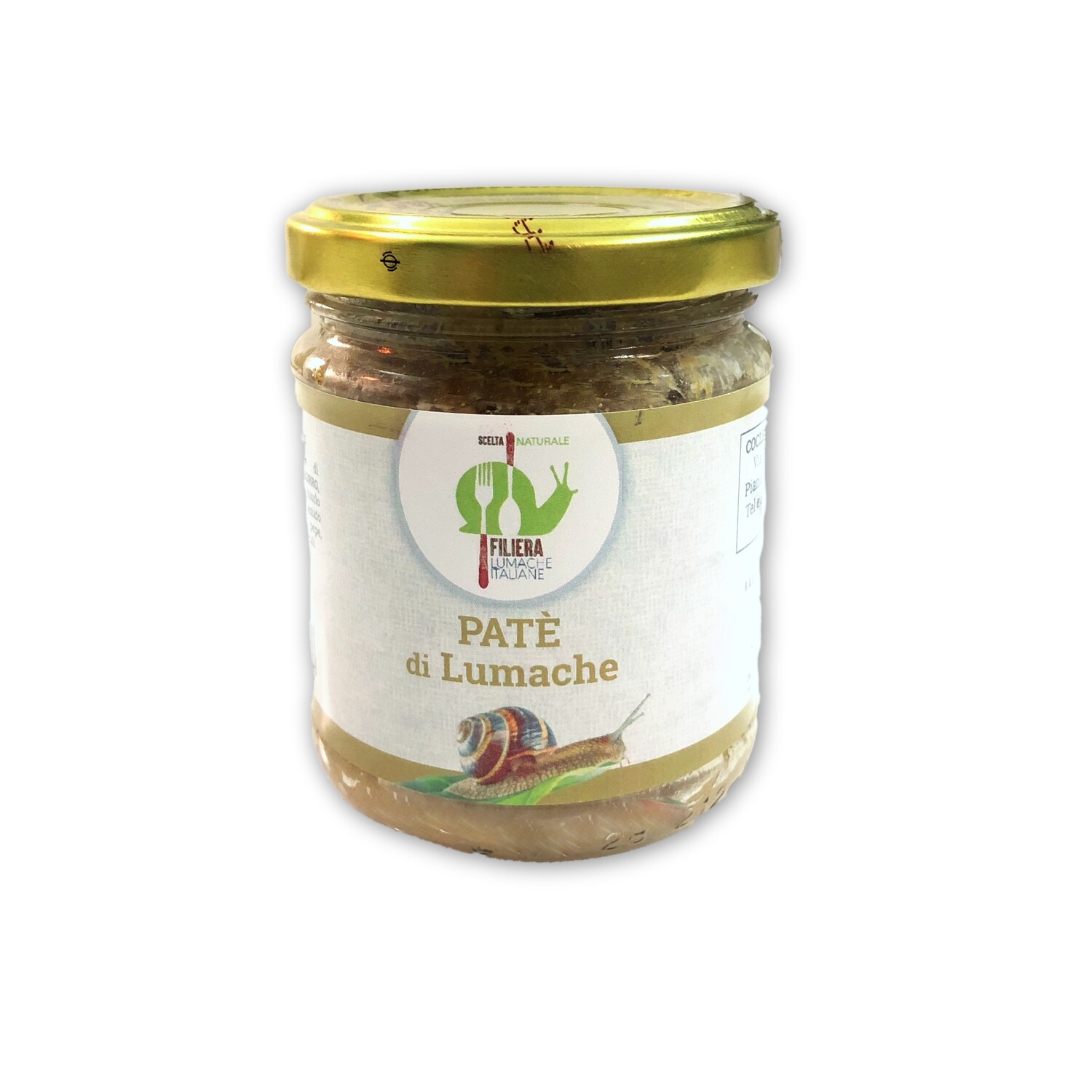 PATE&#39; DI LUMACHE - 210 grammi barattolo in vetro - 8 porzioni