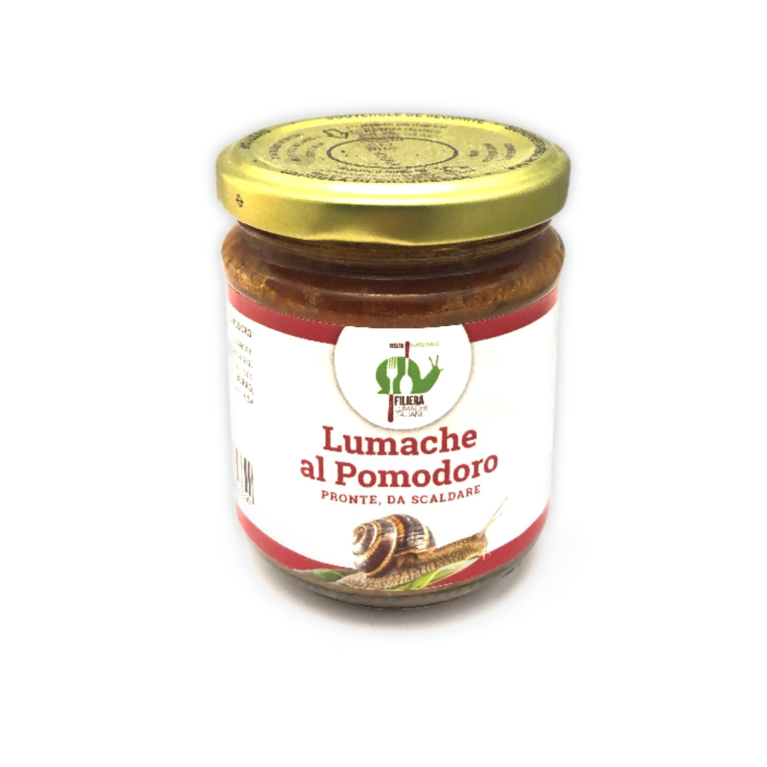LUMACHE AL POMODORO - 180 grammi barattolo in vetro - 2 porzioni