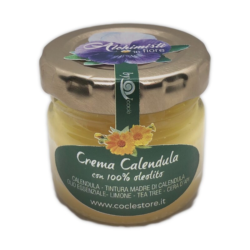 CREMA DI CALENDULA - con 100% Oleolito - 30ml