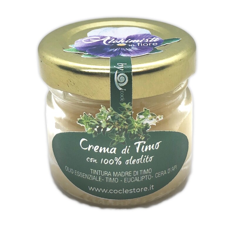 CREMA DI TIMO - con 100% Oleolito - 30ml