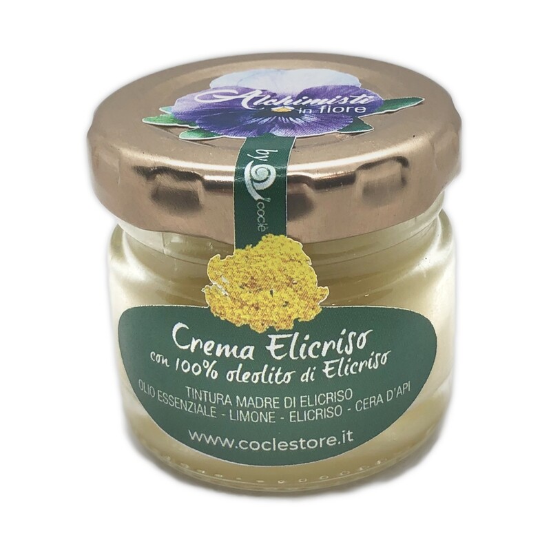 CREMA DI ELICRISO - con 100% Oleolito - 30ml
