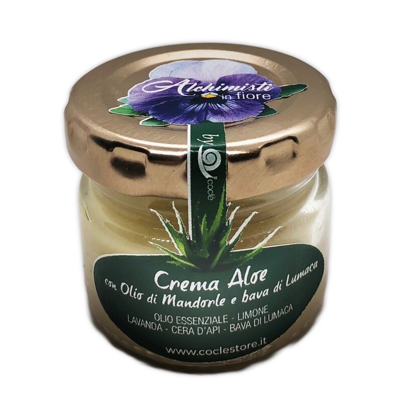 CREMA ALOE - con Bava di Lumaca e Olio di Mandorle - 30ml