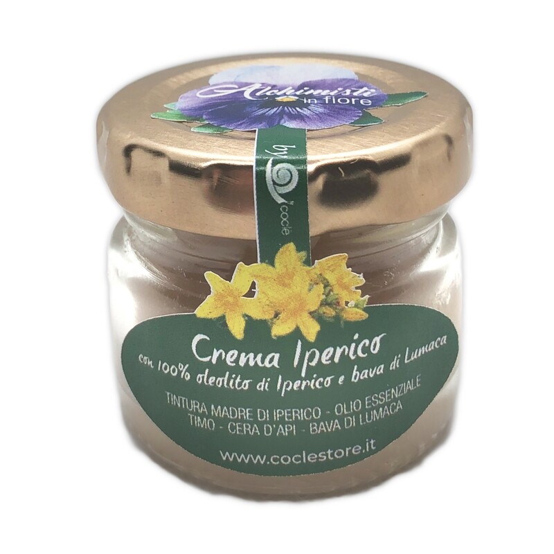 CREMA DI IPERICO - con Bava di Lumaca e Oleolito - 30ml