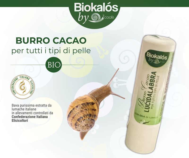 BURRO CACAO - lucidalabbra con bava di lumaca
