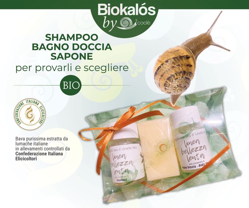 SHAMPOO - BAGNO DOCCIA E SAPONE - linea bellezza lenta in essential set