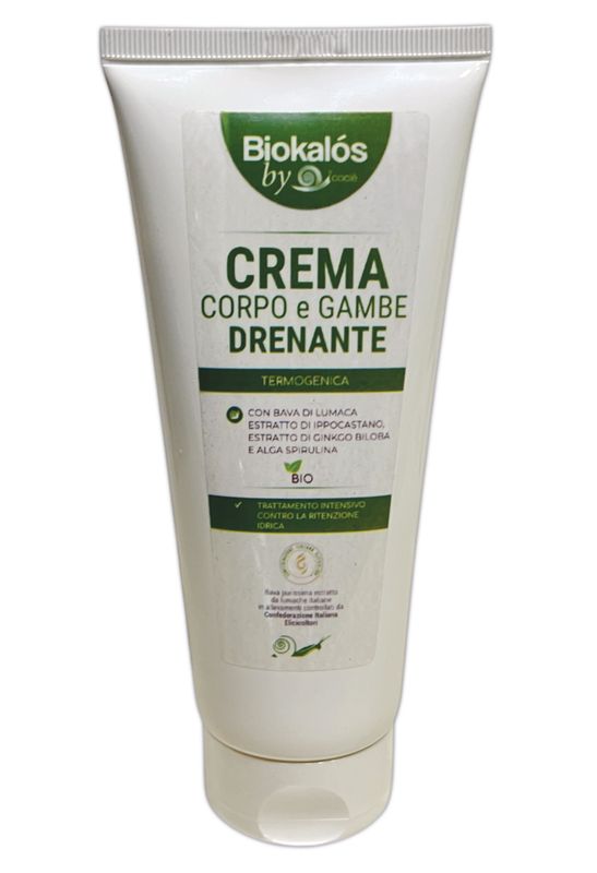 CREMA CORPO E GAMBE - drenante e termogenica - 200ml