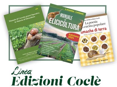 i Libri sull'Elicicoltura, Manuali, Ricettari, Guide e DVD: Edizioni Coclè