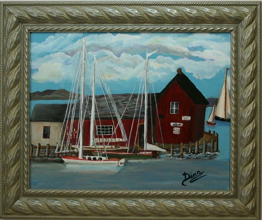 Painting - Jacobs' Pier