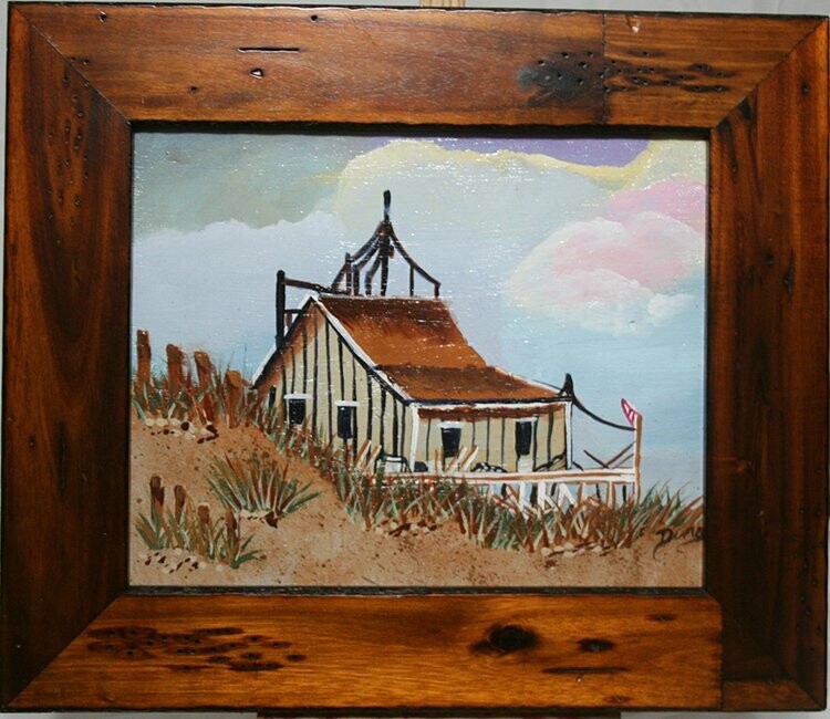 Painting- Shack On The Sand Dunes