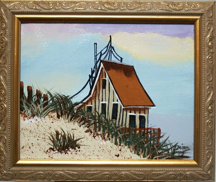 Painting - Shack By The Ocean