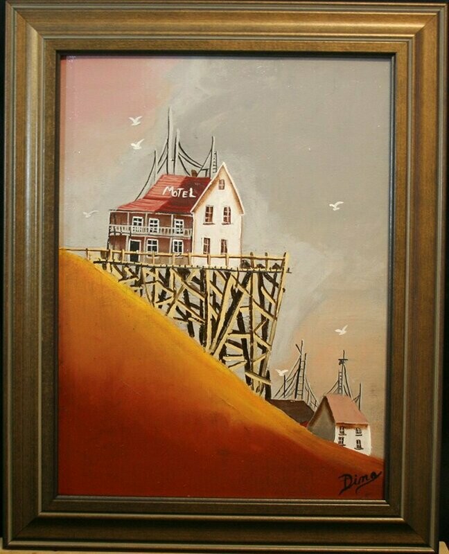 Painting - Motel On Pier