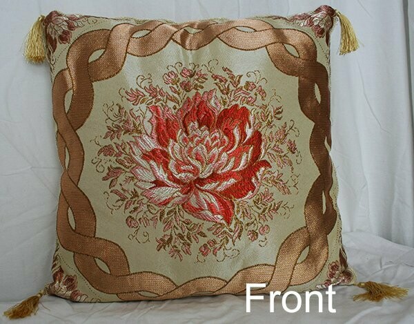 Pillow - Pink/Gold Floral