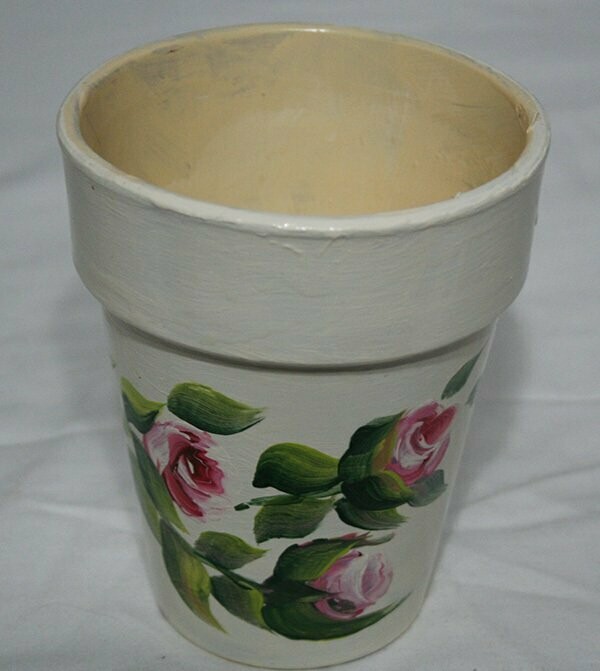 Flower Pot - Red Roses