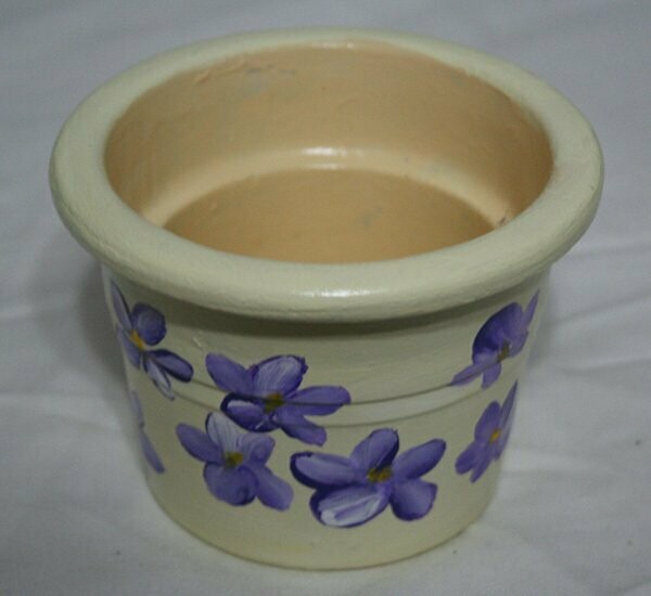 Flower Pot - Purple Flowers