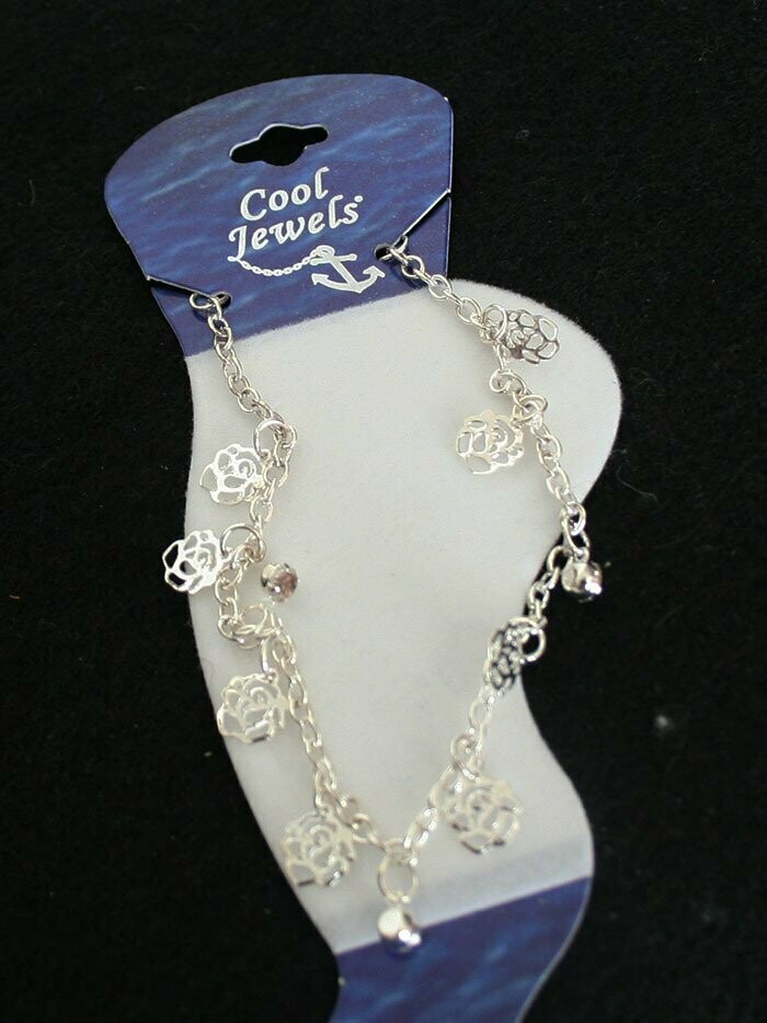 Bracelet - Charm - Zirconium - Silver