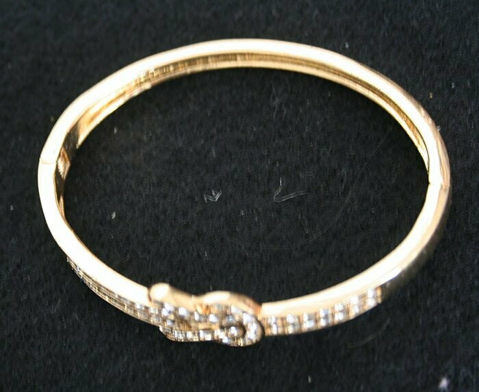 Bracelet - Zirconium - Gold