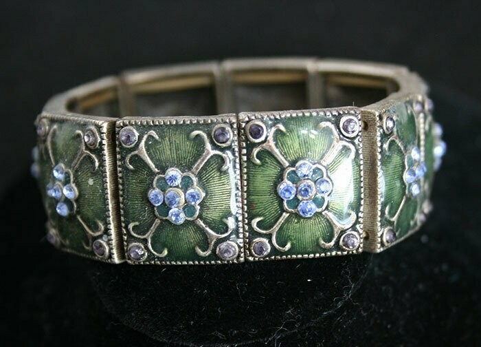 Bracelet - Greenish Metal