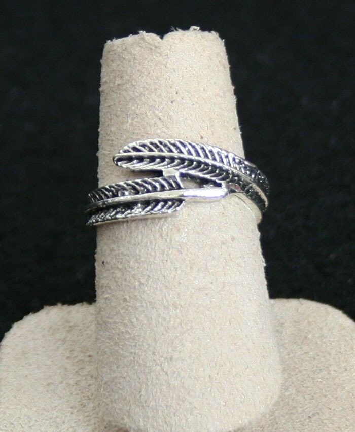Ring - Silver - Feather - 6 1/2
