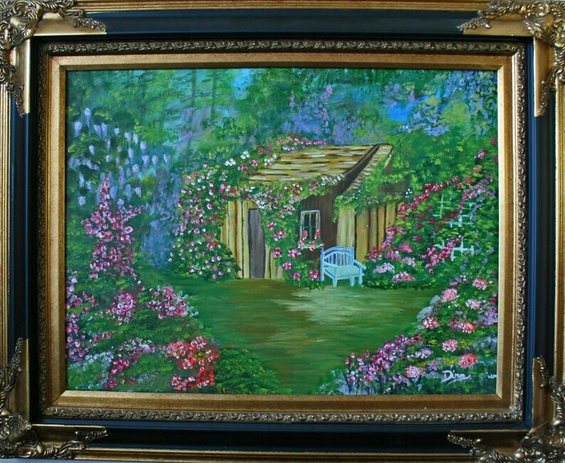 Painting - Potting Shed