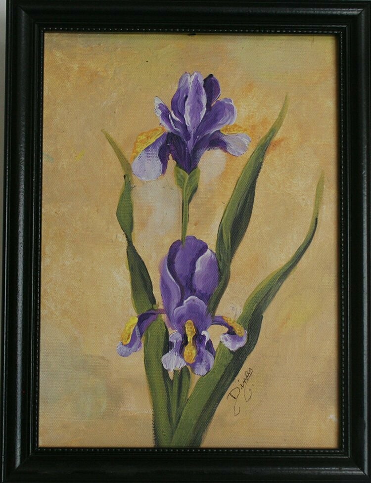 Painting - Purple Iris