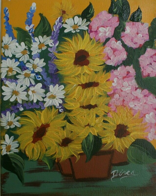 Sunflowers And Daisies