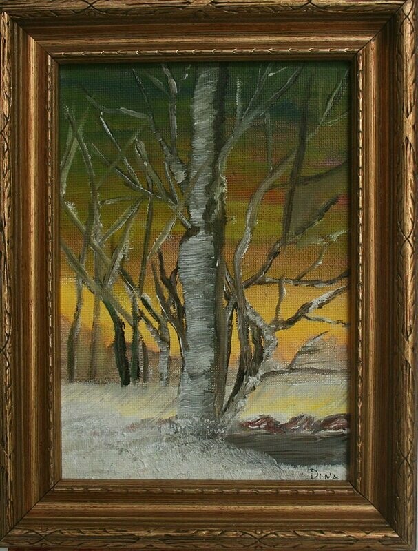 Painting - Bare Tree In Winter