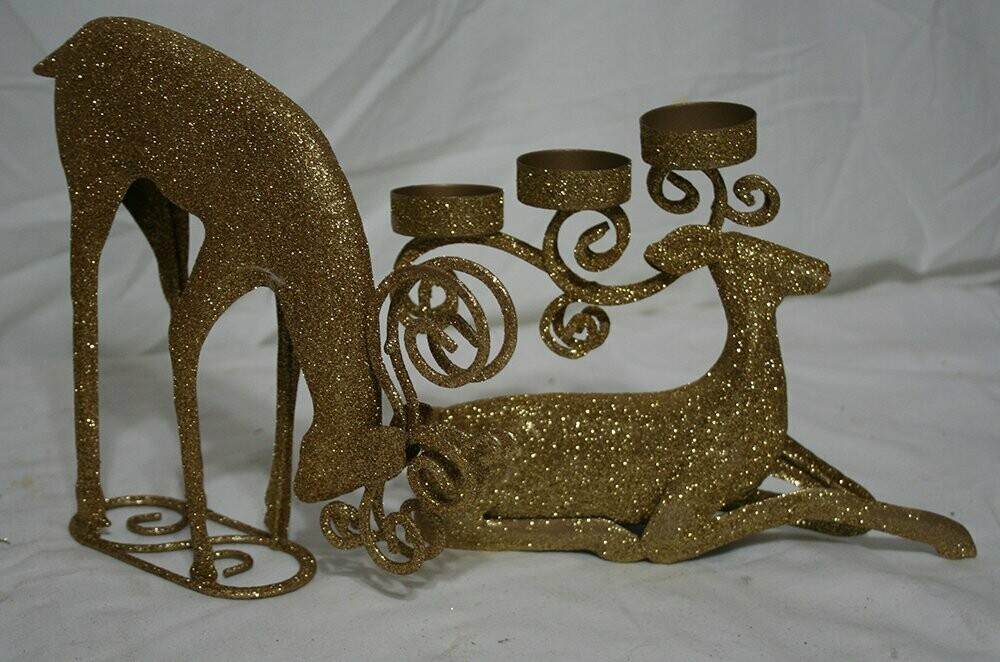 Reindeer - Set of 2 - Gold