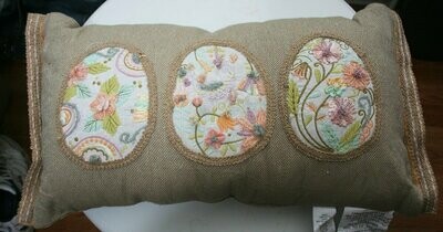 Pillow - Embroidery Designs -Lt Brown
