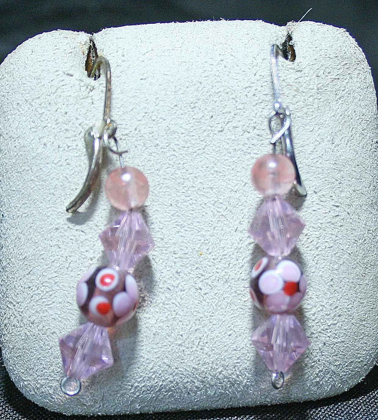 Earring-Glass & Elbaite