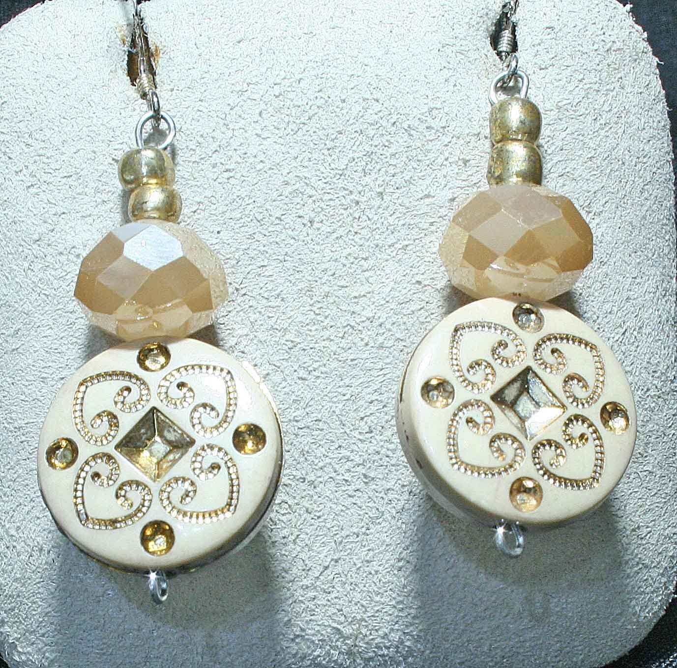 Earring-Agate/Citrine
