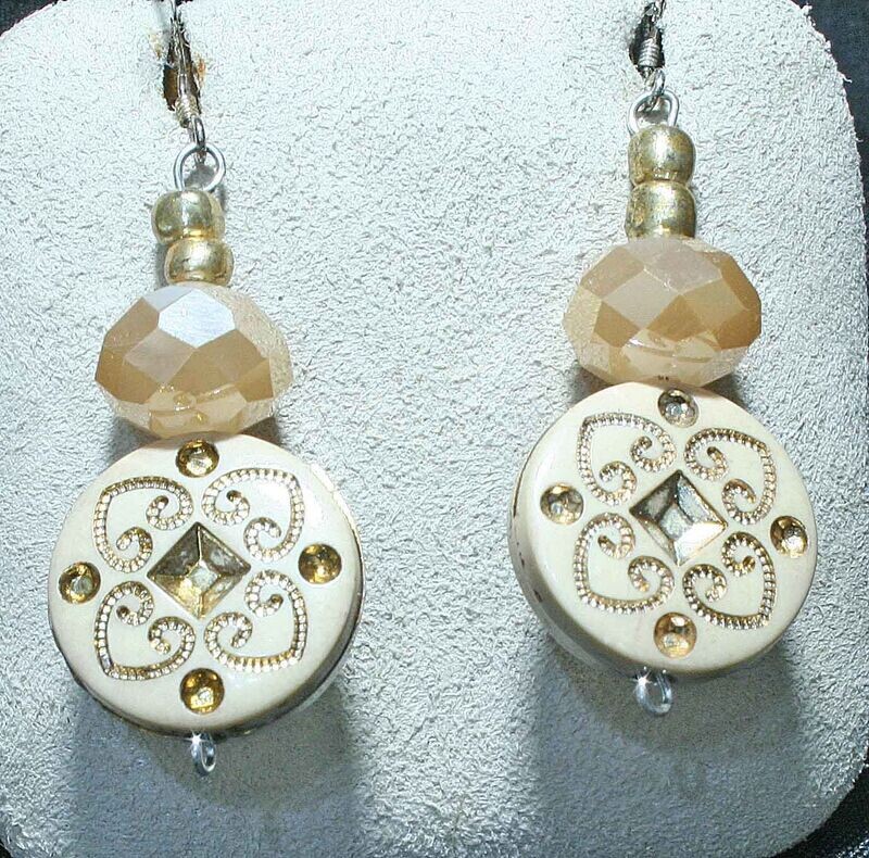 Earring-Agate/Citrine