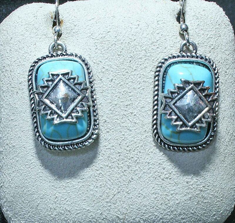Earring-Howlite