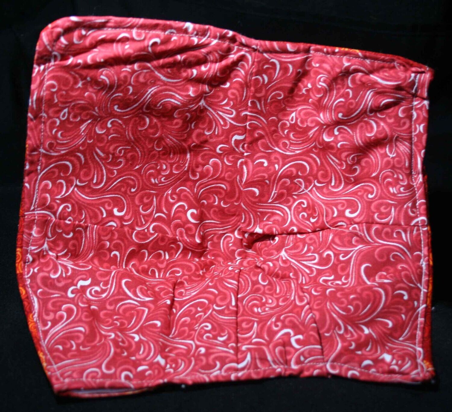 Microwave Bowl Holder-Orange/Red Floral