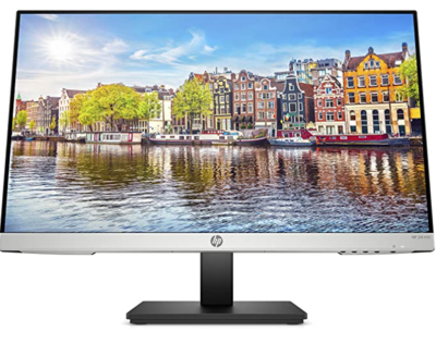 HP 24mh FHD Monitor - Computer Monitor with 23.8-Inch IPS Display (1080p) - Built-In Speakers and VESA Mounting - Height/Tilt Adjustment for Ergonomic Viewing - HDMI and DisplayPort - (1D0J9AA#ABA)