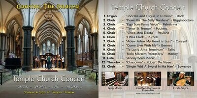 TEMPLE CHURCH CONCERT