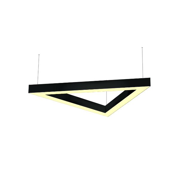 Светодиодный светильник подвесной треугольный