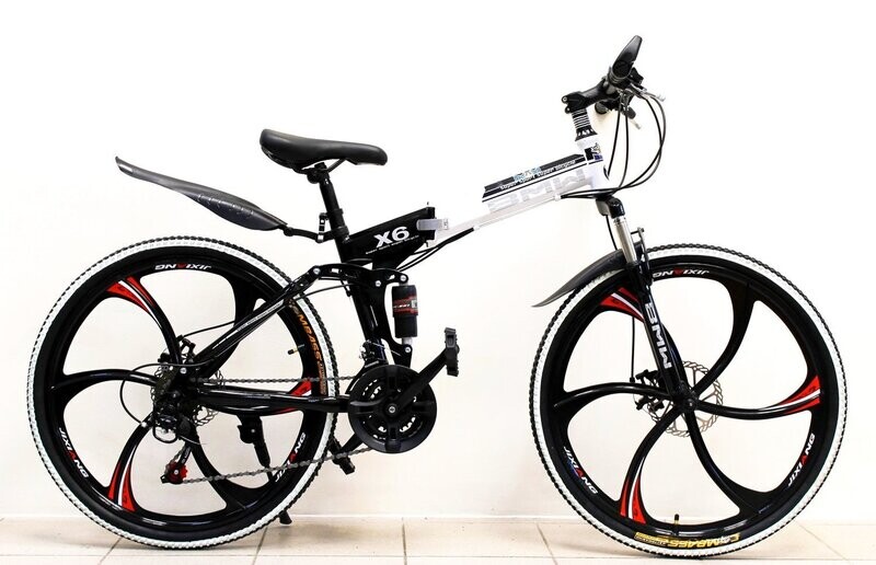 Складной велосипед на литых дисках X6
