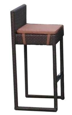 Барный стул плетеный   Y390A-W63 Brown