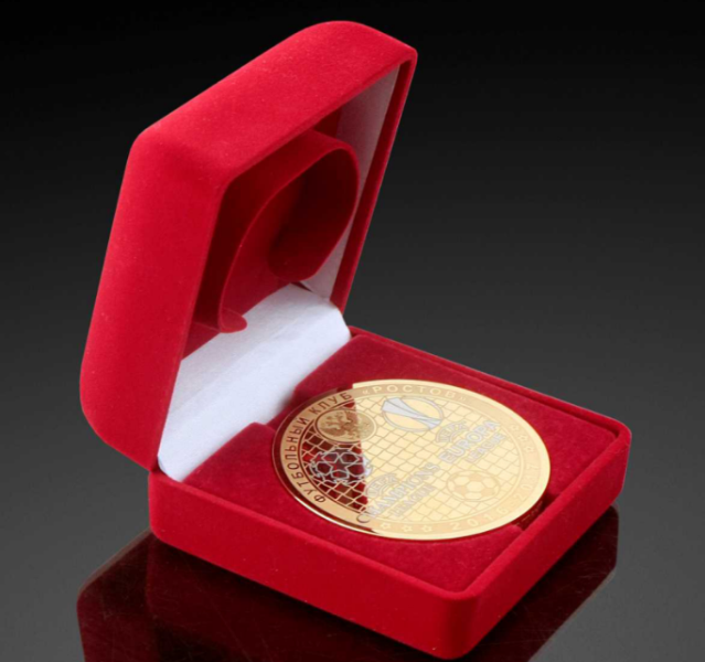 Медаль подарочная, юбилейная по индивидуальному эскизу (покрытие золотом)