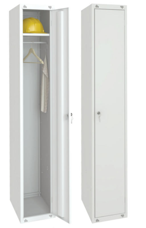 Шкаф металлический для одежды односекционный ШМ-11