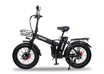 Электровелосипед Minako F10 Dual черный (полный привод)