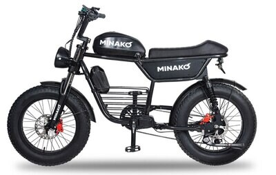 Электровелосипед Minako Bike черный