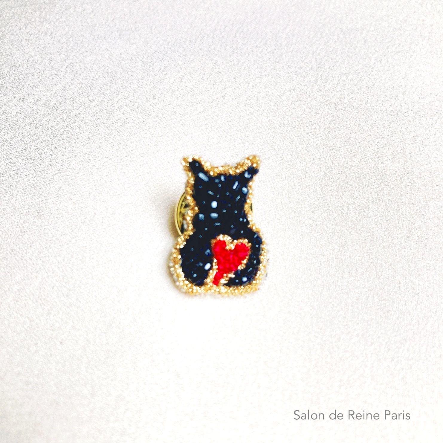 Pin’s Dos Chat Noir