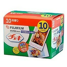 Fuji INSTAX Mini Color Film, Bildformat von 6,2x4,6 cm Tenpack