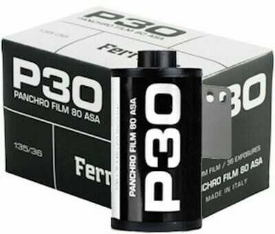 Ferrania New P30 black and white 35mm film 135-36 Expired 06/2026