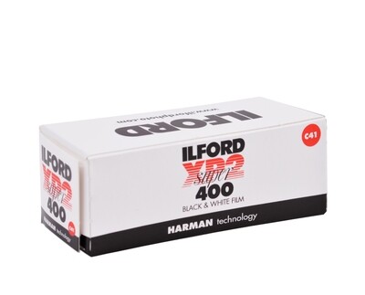 Ilford XP2 Super 120 Black &amp; White (Chromogenic C-41) Print Film (ISO-400) expired   11/2026