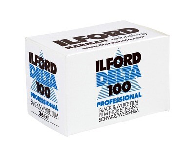Ilford Delta-100 Professional 135-36 Black & White Negative (Print) Film (ISO-100) expired 01/2024