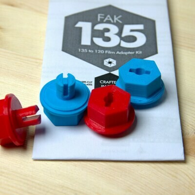 135mm bis 120 Film Adapter Kit: Laden Sie 35-mm-Filme in Kameras, die für das 120-Film-Format hergestellt wurden!