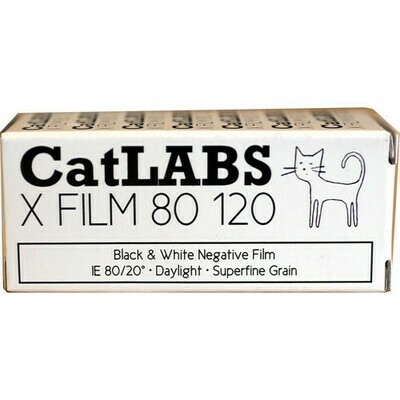 CatLABS X FILM ISO 80 Schwarz-Weiss, 120 Rolfilm MHD 10/2021